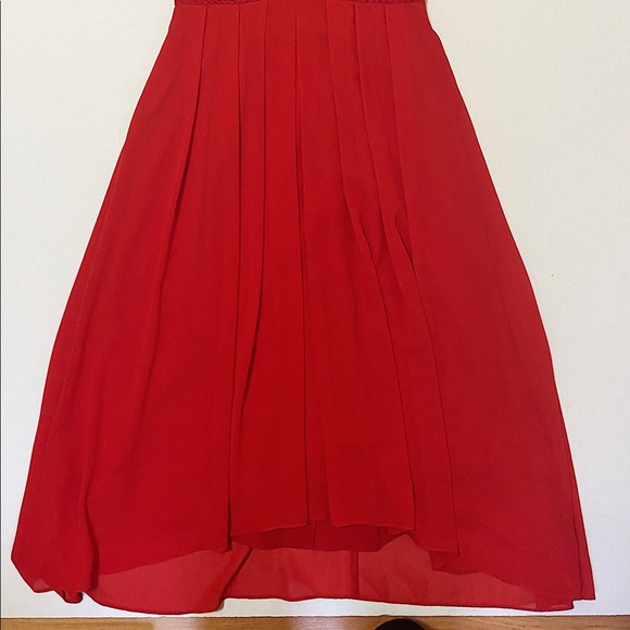Red High-Low Dress - Picture 4 of 4